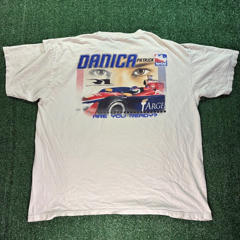Y2K Anvil Danica Patrick‎ IndyCar T-shirt